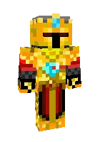 Oltin Qirol — Minecraft skin, rasm 1
