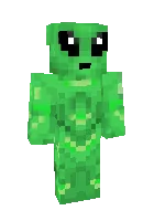 Yashil UFO — Minecraft skin, rasm 1