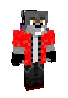 Bloger bo'ri — Minecraft skin, rasm 1