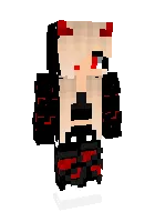 Demon qiz — Minecraft skin, rasm 1