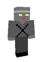 Kulrang irq vakili — Minecraft skin, rasm 1