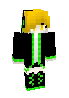 Yashil qiz — Minecraft skin, rasm 1