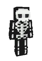 Skelet — Minecraft skin, rasm 1