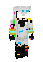Silver glitch — Minecraft skin, rasm 1