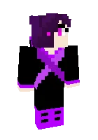 Ender qiz — Minecraft skin, rasm 1