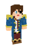 Kapitan S. — Minecraft skin, rasm 1
