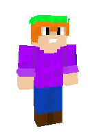 Omon qolish uchun skin — Minecraft skin, rasm 1