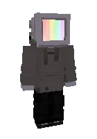 Televizor — Minecraft skin, rasm 1