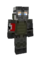 Nazi Metro 2033 — Minecraft skin, rasm 1