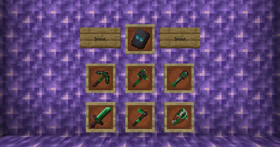 Trims on Tools — Minecraft mod, rasm 4