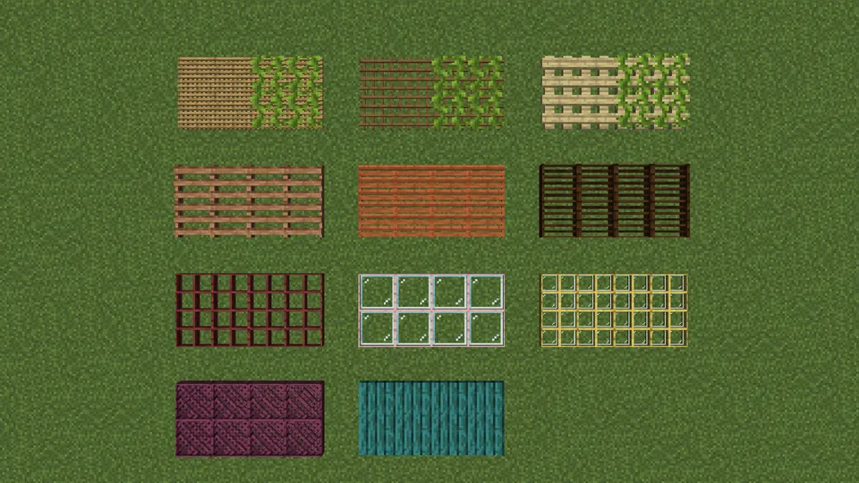 Covers to decorate your buildings — Minecraft mod, rasm 3