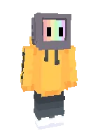 Televizor boshli — Minecraft skin, rasm 1