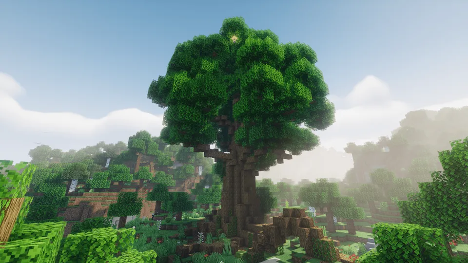 Nebulus oak tree — Minecraft mod, rasm 2