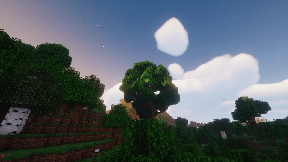 Nebulus oak tree — Minecraft mod, rasm 4