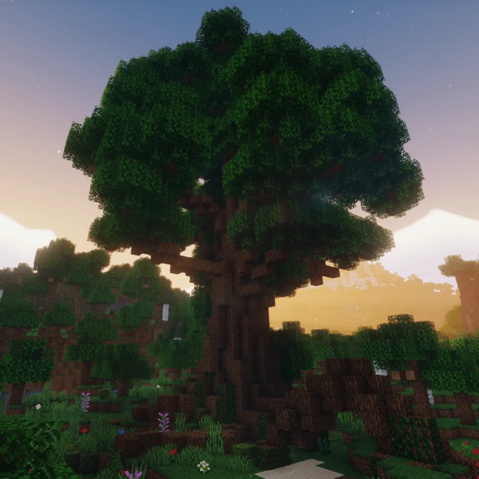 Nebulus oak tree — Minecraft mod, rasm 5