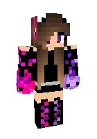 Angelina — Minecraft skin, rasm 1