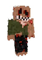 Qo'rqinchli skin — Minecraft skin, rasm 1