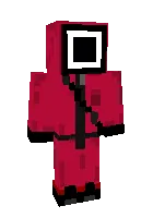 kalmar o'yinidan kvadrat — Minecraft skin, rasm 1
