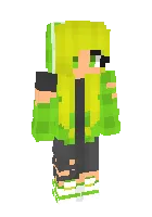 CreeperGirl (slim) — Minecraft skin, rasm 1