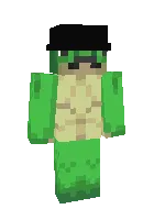 Toshbaqa kostyumi — Minecraft skin, rasm 1