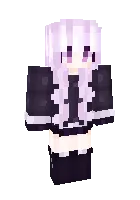 Purple Anime Girl — Minecraft skin, rasm 1