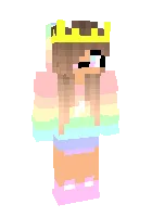 Cute unicorn girl — Minecraft skin, rasm 1