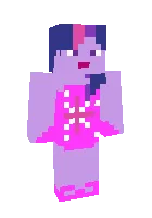 Twilight sparkle — Minecraft skin, rasm 1