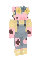 Flower pig — Minecraft skin, rasm 1