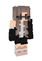Girl with glasses — Minecraft skin, rasm 1