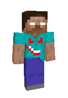 I love herobrine :) — Minecraft skin, rasm 1