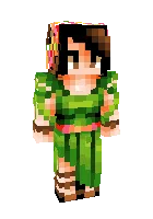 O'rmon qizi — Minecraft skin, rasm 1