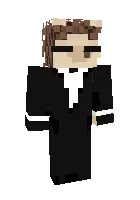 Ko'zoynakli kirpi — Minecraft skin, rasm 1