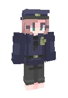 Police girl — Minecraft skin, rasm 1