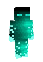 Turquoise enderman — Minecraft skin, rasm 1