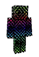 Rainbow 3D skin