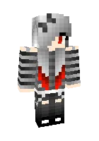 Vampire girl — Minecraft skin, rasm 1
