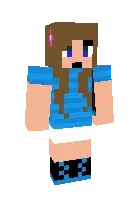 Blue-black girl