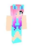 Blue cat girl