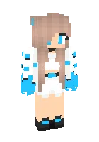 Water girl — Minecraft skin, rasm 1
