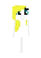 White pony — Minecraft skin, rasm 1