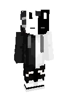 BlackWhite — Minecraft skin, rasm 1