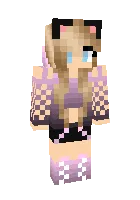 Siyohrang tulki — Minecraft skin, rasm 1