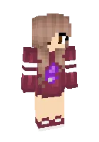 Red Girl — Minecraft skin, rasm 1