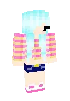 Blue hair girl