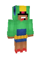 LeonBrawlStars — Minecraft skin, rasm 1