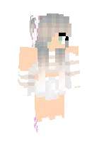 Cute pink anime girl — Minecraft skin, rasm 1