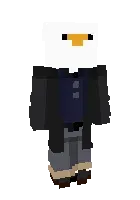 Duck in black