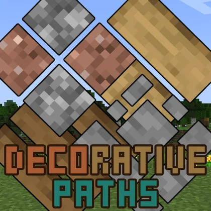 Decorative paths — Minecraft mod, rasm 1