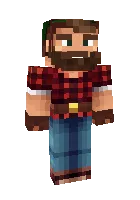 Nerkin — Minecraft skin, rasm 1