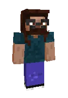 Steve with a beard — Minecraft skin, rasm 1